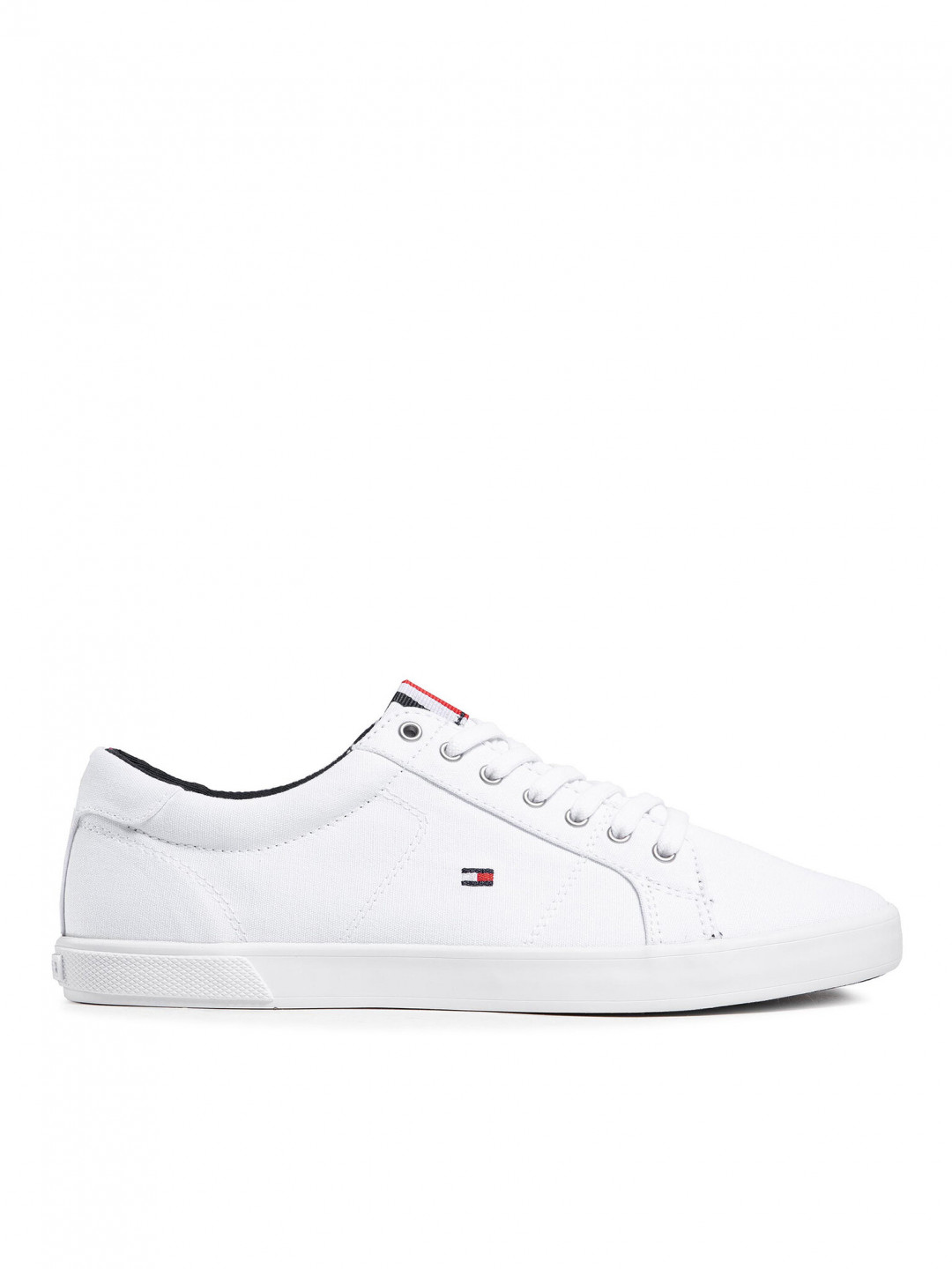 Tommy Hilfiger Sneakersy Iconic Long Lace Sneaker FM0FM01536 Bílá